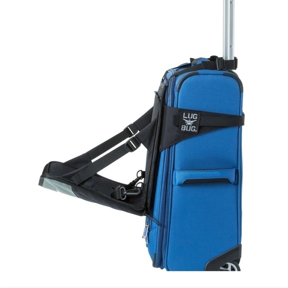 Lugabug Ride-On Suitcase Accessory for Kids Child Carrier Luggage in Black/Grey - Picture 6 of 12